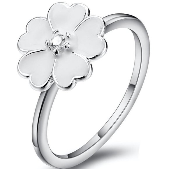 PANDORA - WHITE PRIMROSE RING - Picture 3 of 3